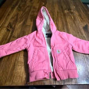 Carhartt Pink Sherpa-Lined Jacket